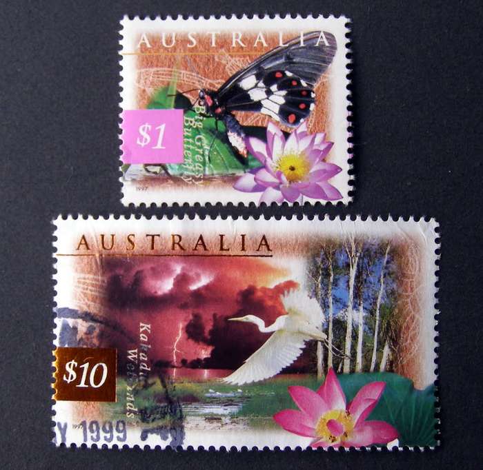 AUSTRALIA - Fauna and Flora (2nd Series) 1997 //Birds//Butterflies//Flowers//Trees