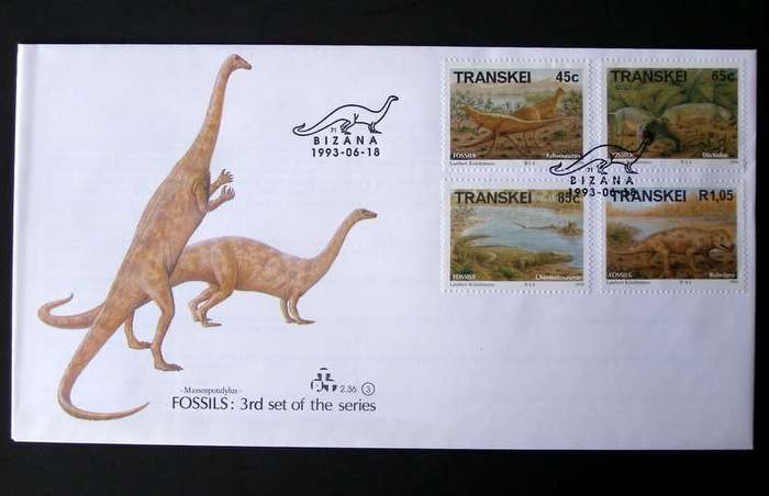 TRANSKEI Cover - Prehistoric Animals 1993