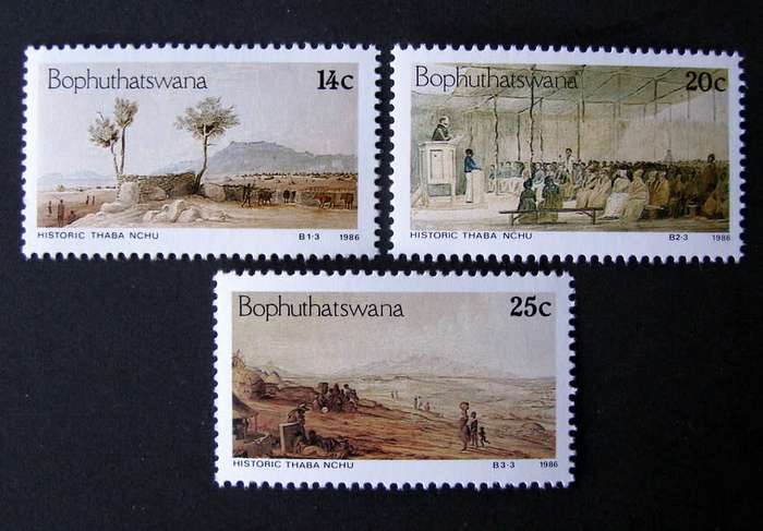 BOPHUTHATSWANA Mint Set - Historic Thaba 'Nchu 1986