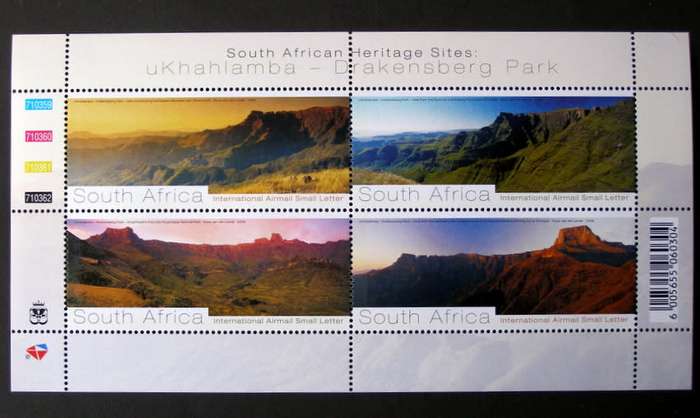 SOUTH AFRICA Mint Set - Ukhahlamba Drakensberg Park 2008