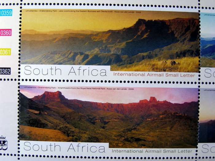 SOUTH AFRICA Mint Set - Ukhahlamba Drakensberg Park 2008