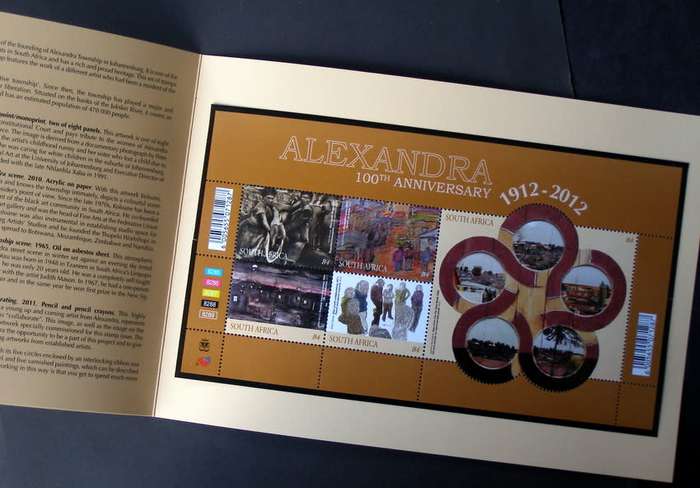 SOUTH AFRICA Mint Folder - Centenary of Alexandra 2012