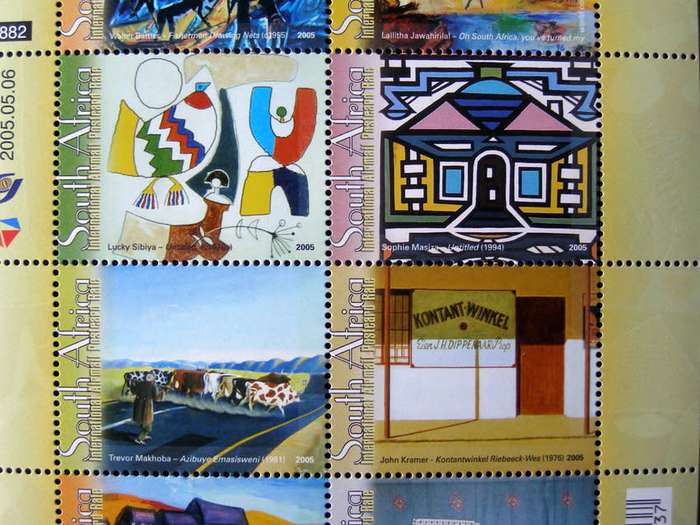 SOUTH AFRICA Mint Set - Landscape Paintings 2005