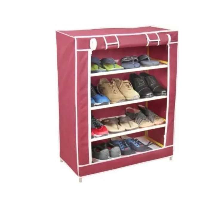 SHOE  CABINET - FABRIC 4 ROW