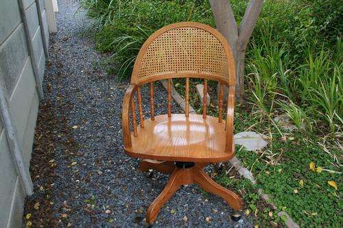 Windsor Bentwood Lawyers Caned Back Office Chair.
