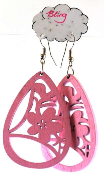 PINK EARRINGS - UNIQUE
