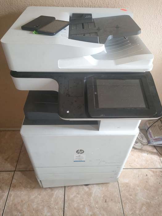 ALMOST NEW HP E77830dn COLOR LASER JET MANAGED MFP PRINTER