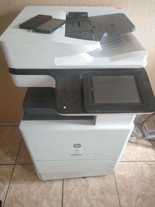ALMOST NEW HP E77830dn COLOR LASER JET MANAGED MFP PRINTER