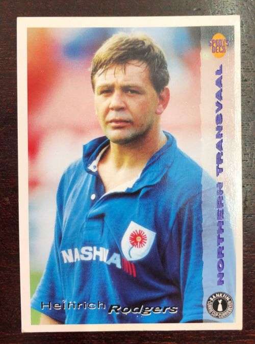 Heinrich Rodgers 1994 Sports Deck Currie Cup Rugby Card #90 trading Cards Springbokke springboks