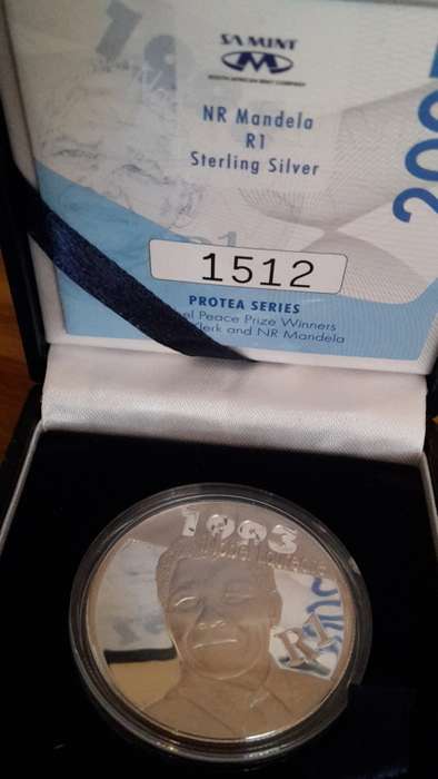 !!!  CRAZY LOW START: 2007 MANDELA PROOF SILVER  !!!!
