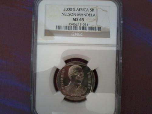 ### Crazy LOW price!! MANDELA SMILEY MS65!! Only 6 graded higher!! RARER than MS68 2008!! ###