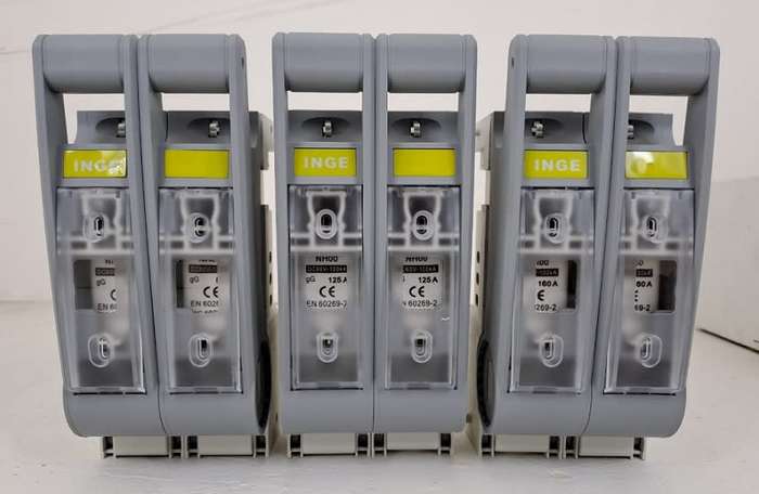 DC 2P Battery Disconnect Box 160A 48VDC (Excludes NH0 DC Blade Fuse Links)