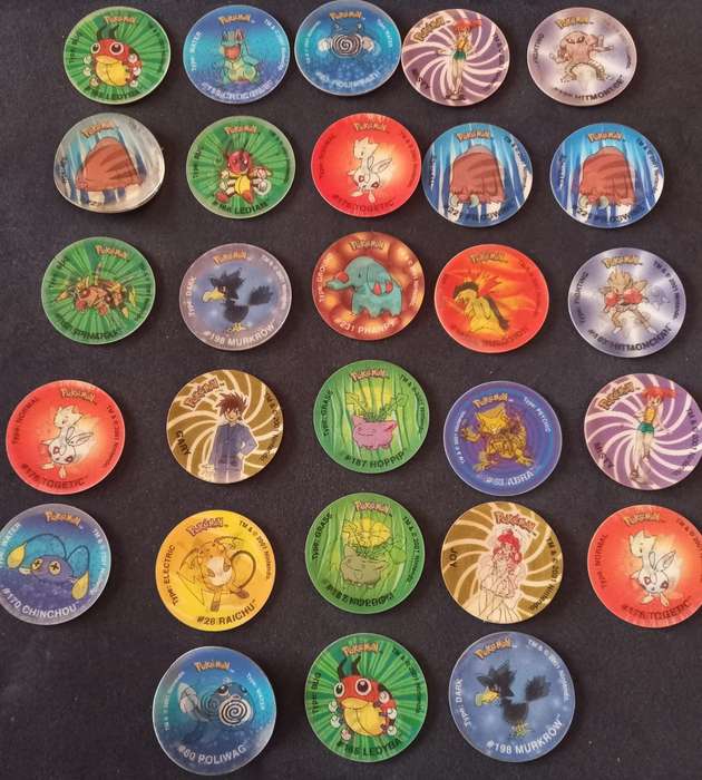 Pokemon 3D Tazos