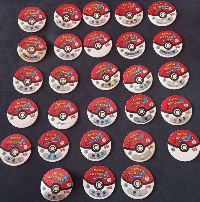 Pokemon 3D Tazos