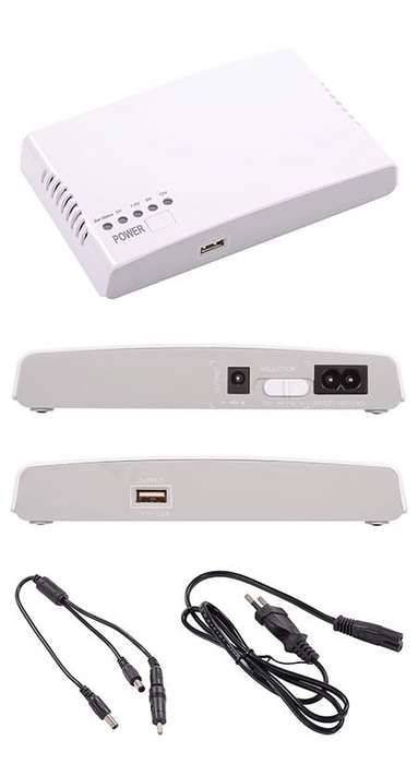 BATTERY BACKUP MINI UPS POWER BANK FOR CAMERA
