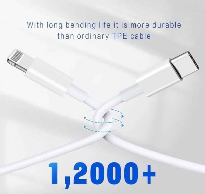 Lightning to USB-C Cable for Apple iPhone (1m)