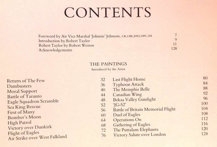 Air Combat Paintings Volume 1 - C Walker and R Taylor - Hardcover