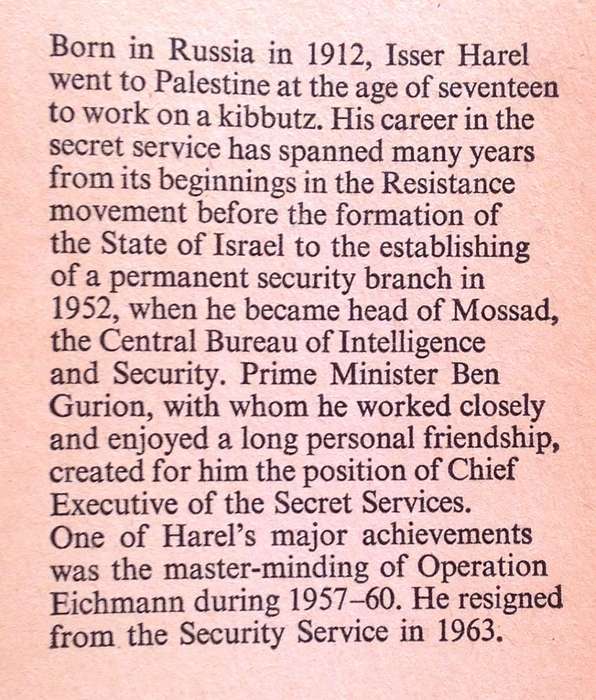 The House on Garibaldi Street - the hunt for Adolf Eichmann - Isser Harel