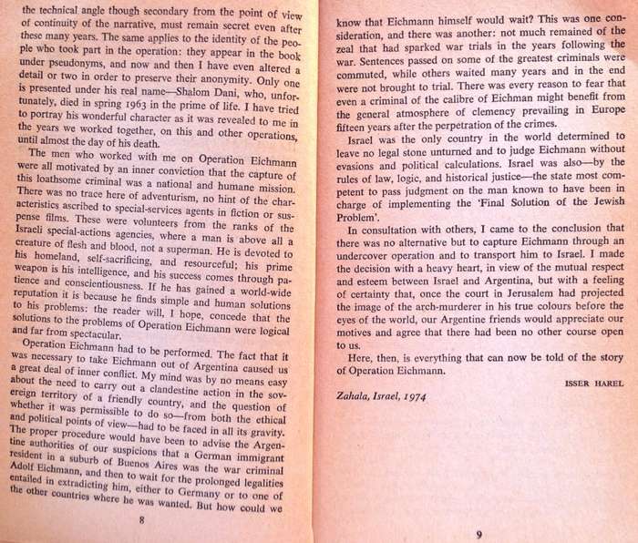 The House on Garibaldi Street - the hunt for Adolf Eichmann - Isser Harel