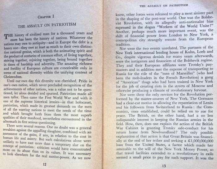The New Unhappy Lords - an exposure of power politics - A K Chesterton