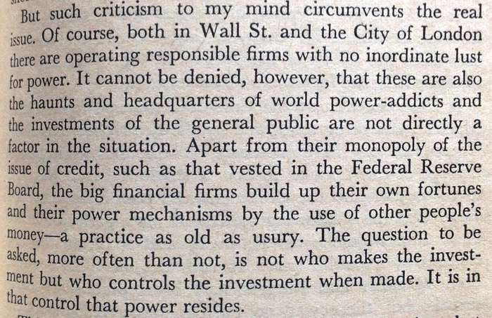 The New Unhappy Lords - an exposure of power politics - A K Chesterton