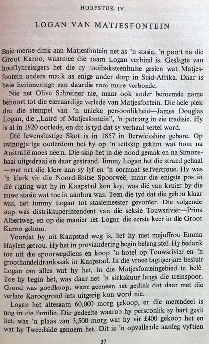 KAROO - Land van Weerbegin - Lawrence G Green - Hardeband