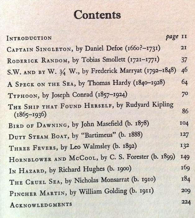 Best Sea Stories - Edited by Oliver Warner - Hardcover
