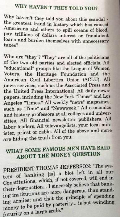 Billions for the Bankers and Wars and Debts for the People  How did it happen?