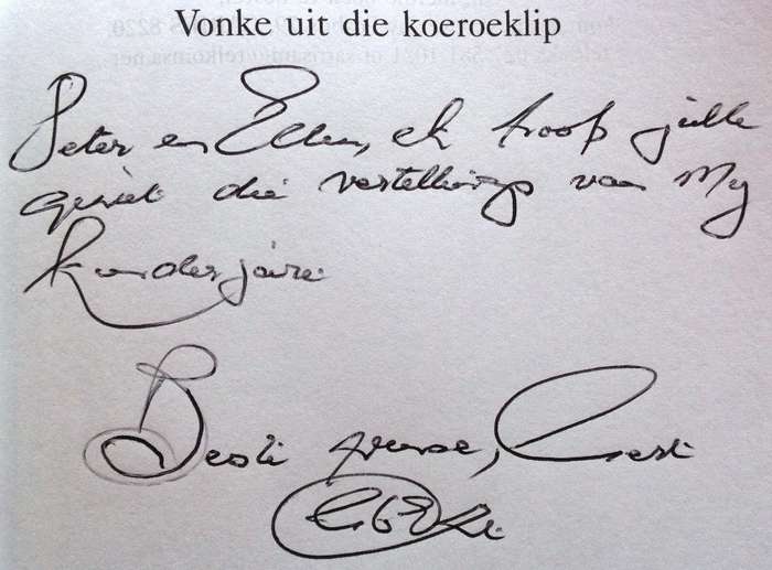 Vonke uit die koeroeklip - `n Eie verhaal uit Namakwaland - Gert Sarrisam