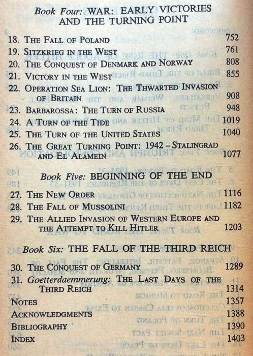 The Rise and Fall of the Third Reich - William L Shirer - the world famous history of Nazi Germany