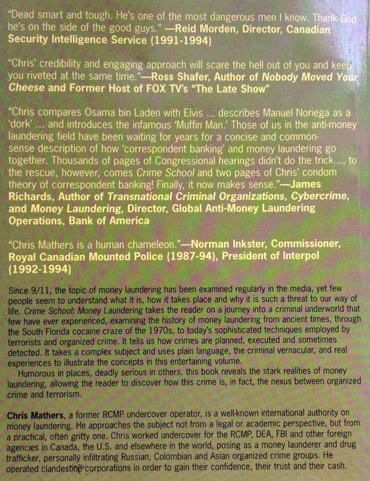 Crime School:  Money Laundering - Chris Mathers - True Crime Meets the World of Business and Finance