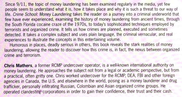 Crime School:  Money Laundering - Chris Mathers - True Crime Meets the World of Business and Finance