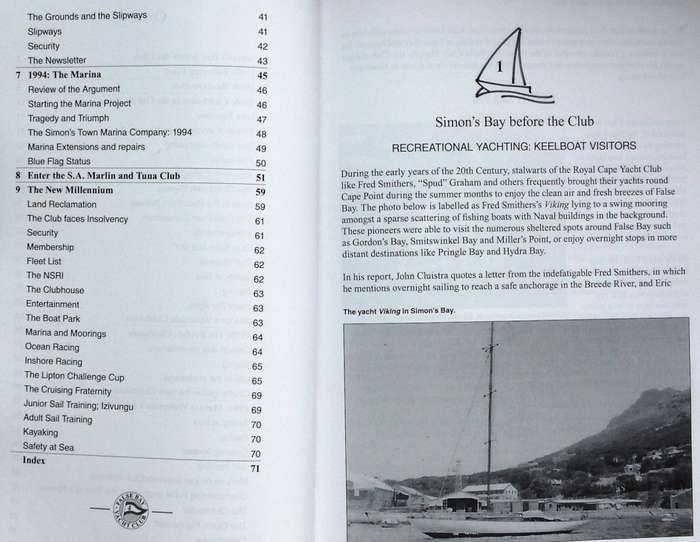 The Story of The False Bay Yacht Club - Brookes Heywood