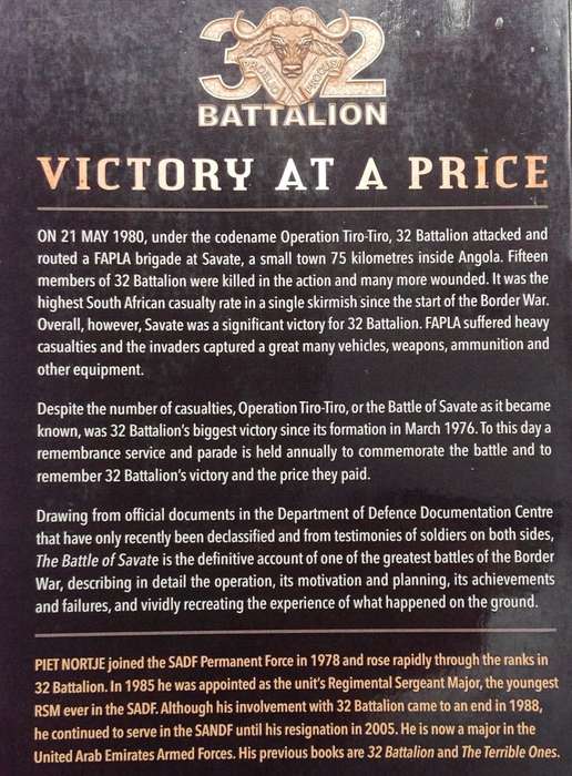 The BATTLE of SAVATE - 32 Battalion's Greatest Operation - Piet Nortje