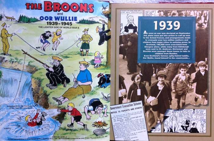 The Broons and Oor Wullie at War - Hardcover
