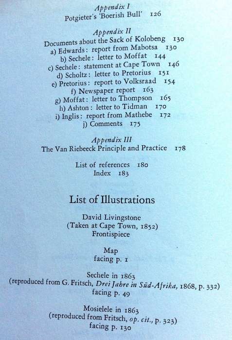 David Livingstone - South African Papers 1849 - 1853 - Van Riebeeck Society - VRS - VRV