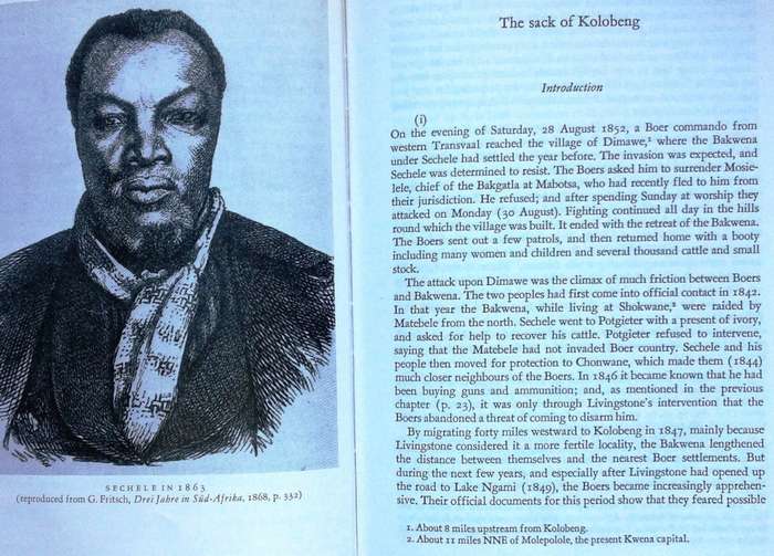 David Livingstone - South African Papers 1849 - 1853 - Van Riebeeck Society - VRS - VRV