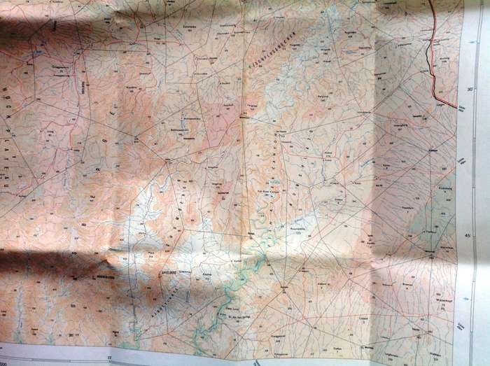MAP - AI-AIS - Ref 2716 - Topographical edition 1977  Suidwes-Afrika      1 : 250,000