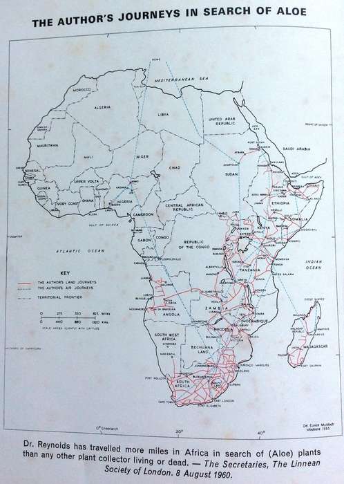 The Aloes of Tropical Africa and Madagascar - Dr G W Reynolds - Hardcover - Signed by Author