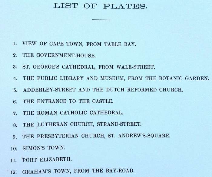 Pictorial Album of Cape Town, with views of Simon's Town, Port Elizabeth, Graham's Town - T W BOWLER