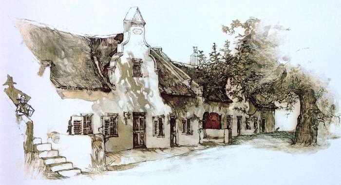 EIKESTAD - A collection of pen and wash drawings of Stellenbosch by Cora Coetzee
