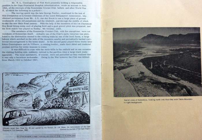 KOMMETJIE C.P. - A Conspectus by "Herr Dokter" - Dr J F Midgely