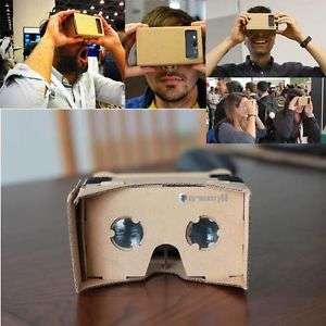 DIY Google Cardboard Virtual Reality 3D Glasses for iPhone Samsung etc