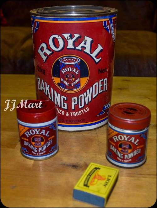 Collectable Royal Baking Powder Tins