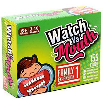 Watch Ya' Mouth Family Expansion #1 Card Game Pack, For All Mouth Guard Games