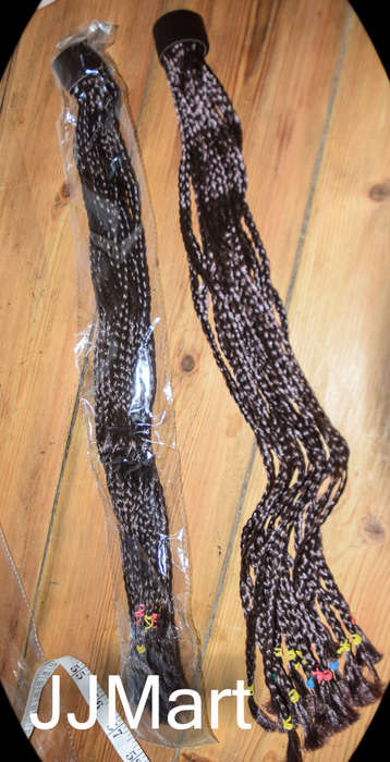 20 x Braids Ponytails - Brown