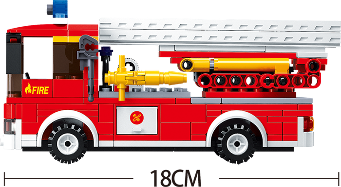 Sluban Fire Engine Truck - 269 Pieces