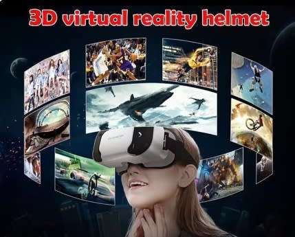 Vr 3D Virtual Reality Glasses Movies Games For 4.0-6.0Inch Smartphone- White - Standard