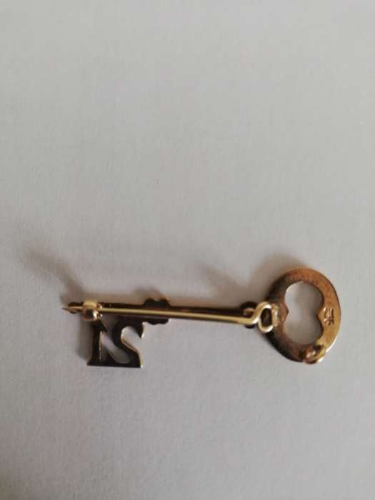 * SOLID 9CT GOLD * 21ST PENDANT / BROOCH * 2.08 GRAMS * CLEARLY MARKED * CRAZY R1 START !!!