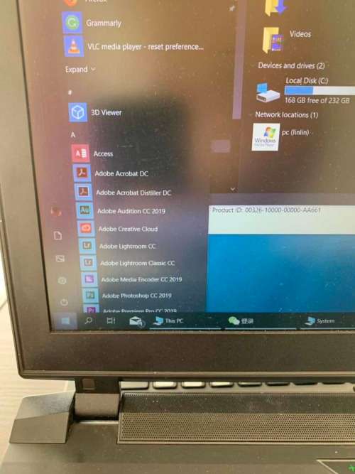 Gaming Laptop Hasee ZX8-CP5S1 8th  Gen i5-8400 GTX1070 8G Graphic 512SSD plus 256 NVME